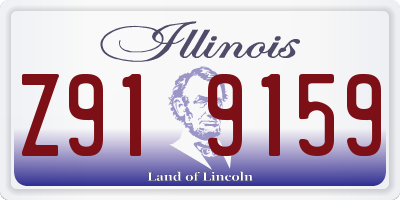 IL license plate Z919159