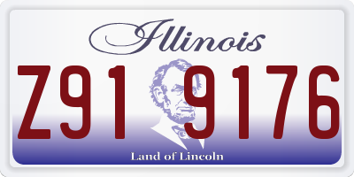 IL license plate Z919176