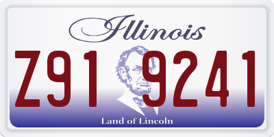 IL license plate Z919241