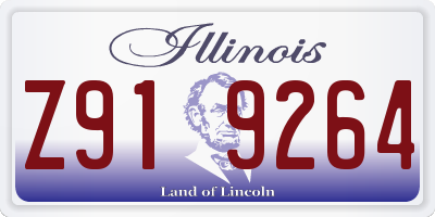 IL license plate Z919264