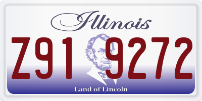 IL license plate Z919272