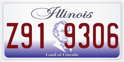 IL license plate Z919306