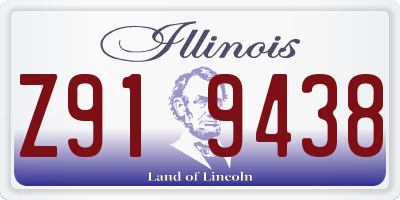 IL license plate Z919438