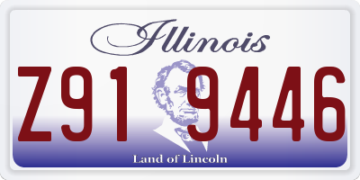 IL license plate Z919446
