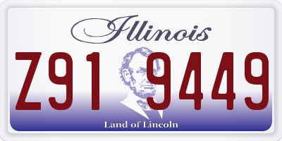IL license plate Z919449