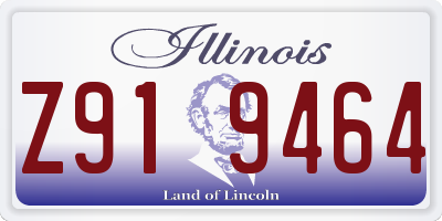 IL license plate Z919464