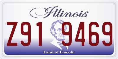 IL license plate Z919469