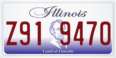 IL license plate Z919470