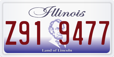 IL license plate Z919477