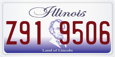 IL license plate Z919506