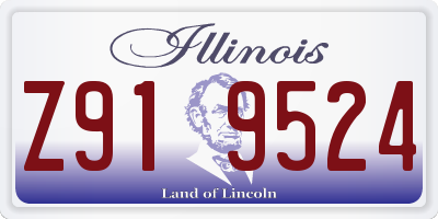 IL license plate Z919524