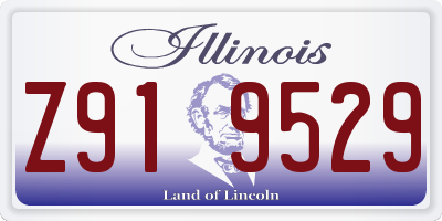 IL license plate Z919529