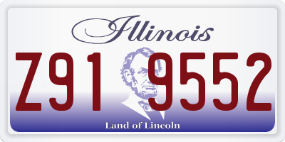 IL license plate Z919552