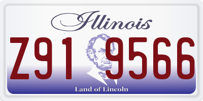 IL license plate Z919566