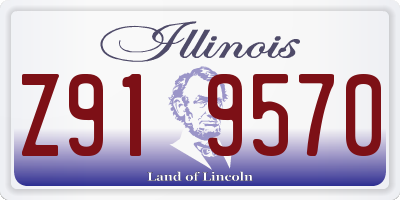 IL license plate Z919570