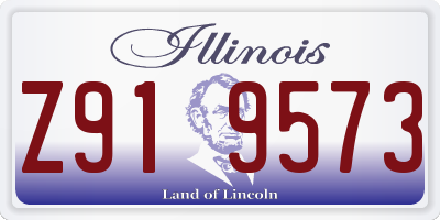 IL license plate Z919573