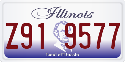 IL license plate Z919577