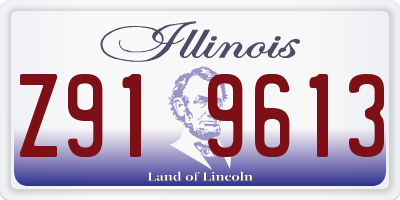 IL license plate Z919613