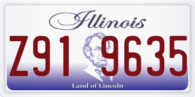 IL license plate Z919635