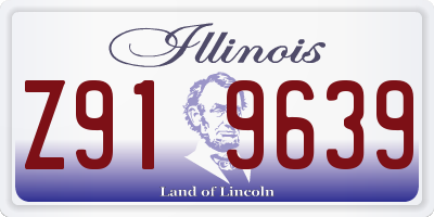 IL license plate Z919639