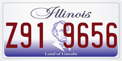 IL license plate Z919656