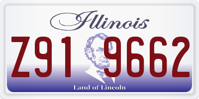 IL license plate Z919662