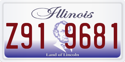 IL license plate Z919681