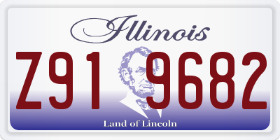IL license plate Z919682