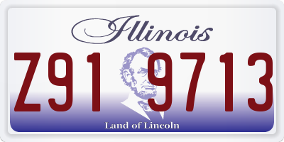 IL license plate Z919713