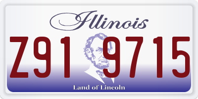 IL license plate Z919715