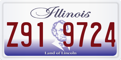 IL license plate Z919724
