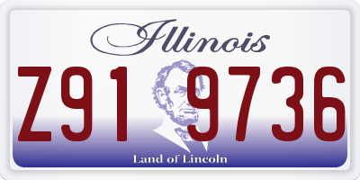 IL license plate Z919736
