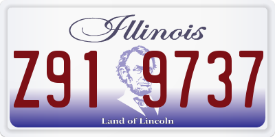 IL license plate Z919737