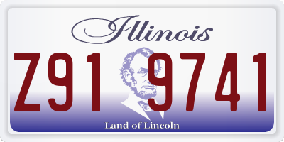 IL license plate Z919741
