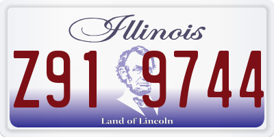 IL license plate Z919744