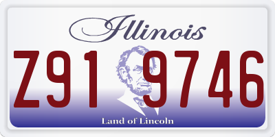 IL license plate Z919746