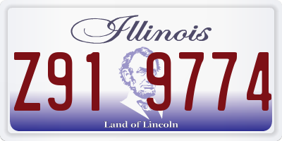 IL license plate Z919774