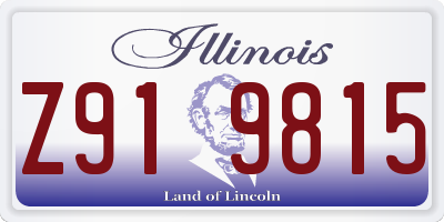 IL license plate Z919815