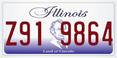 IL license plate Z919864