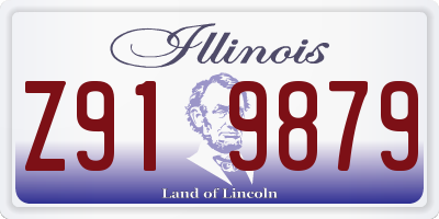 IL license plate Z919879