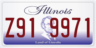 IL license plate Z919971