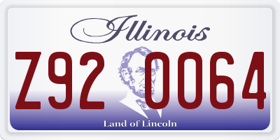 IL license plate Z920064