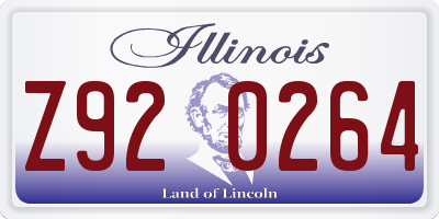IL license plate Z920264