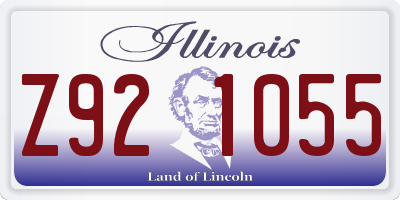 IL license plate Z921055