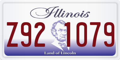 IL license plate Z921079