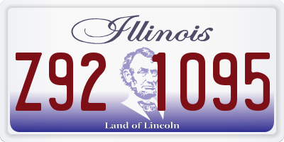 IL license plate Z921095
