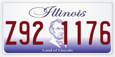 IL license plate Z921176