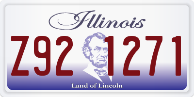 IL license plate Z921271