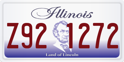 IL license plate Z921272