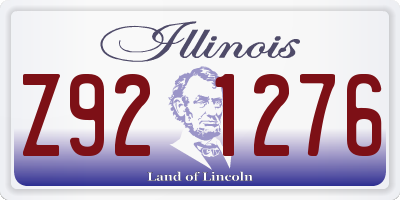 IL license plate Z921276